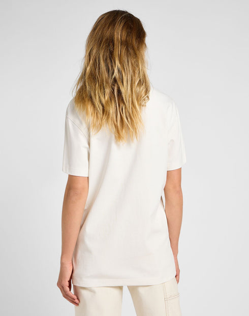 Lee Unisex WW T-Shirt In Ecru